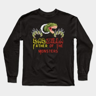 DADZILLA Father of the monsters Long Sleeve T-Shirt